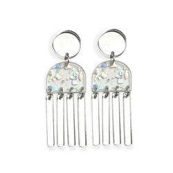 Tassel Queen - Silver/Holo Flakes/Silver