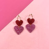 ALL 4 LOVE - red glitter/pink glitter - limited!
