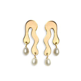 Double DRIP - Golden with Pearls