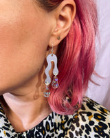 Double Drippin’ - Silver with Holo Flakes