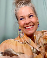 80s Glam - golden/midnight glitter