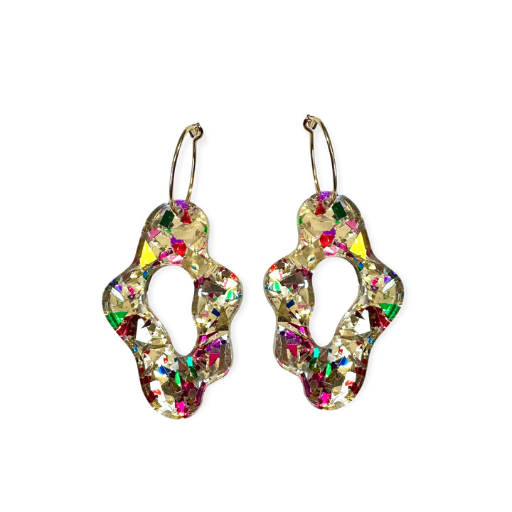 SEA SLUGS - golden confetti hoops (Kopi)