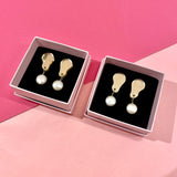 Drop - Golden with coin pearl