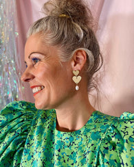 Pearly Hearts - Golden with Pearl