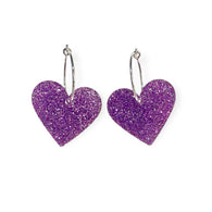 Two Hearts, Lavender glitter