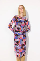 MADISON MESH DRESS - MULTIVERSE ART PRINT