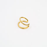 byfossdal small double earcuff gold