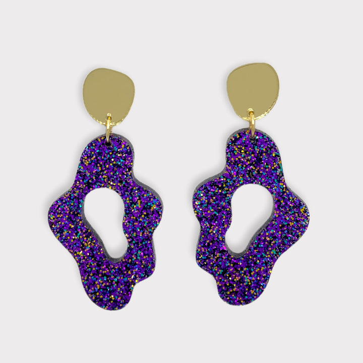 Sea slugs - Gold/purple glitter